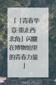 「青春华章·重走西北角」闪耀在博物馆里的青春力量