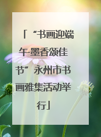“书画迎端午·墨香颂佳节”永州市书画雅集活动举行
