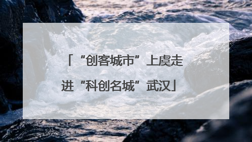“创客城市”上虞走进“科创名城”武汉