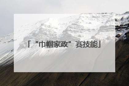 “巾帼家政”赛技能