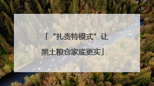 “扎赉特模式”让黑土粮仓家底更实