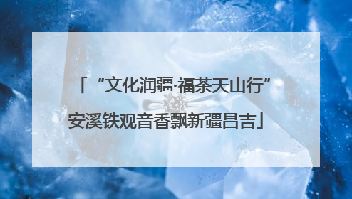 “文化润疆·福茶天山行”安溪铁观音香飘新疆昌吉