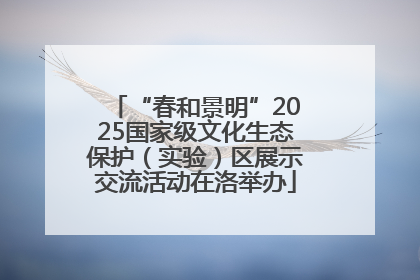 “春和景明”2025国家级文化生态保护（实验）区展示交流活动在洛举办