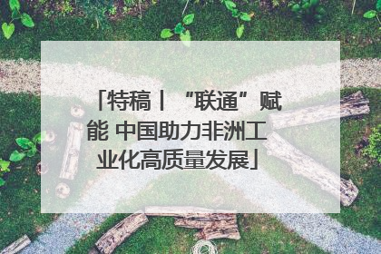 特稿丨“联通”赋能 中国助力非洲工业化高质量发展