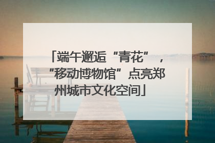 端午邂逅“青花”，“移动博物馆”点亮郑州城市文化空间