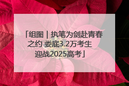 组图｜执笔为剑赴青春之约 娄底3.2万考生迎战2025高考
