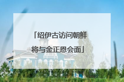 绍伊古访问朝鲜 将与金正恩会面