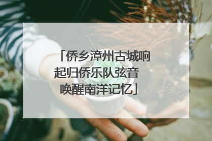 侨乡漳州古城响起归侨乐队弦音 唤醒南洋记忆