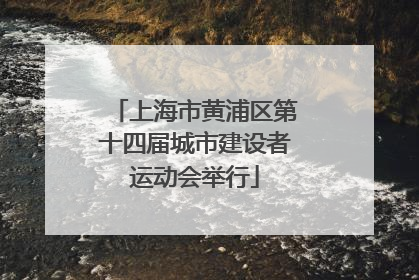 上海市黄浦区第十四届城市建设者运动会举行