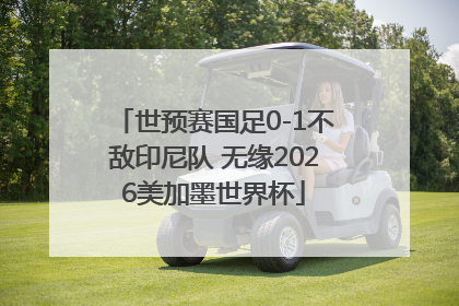 世预赛国足0-1不敌印尼队 无缘2026美加墨世界杯