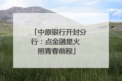 中原银行开封分行：点金融星火 照青春前程