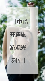 中哈开通旅游观光列车