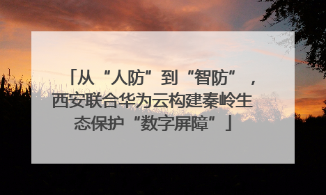 从“人防”到“智防”，西安联合华为云构建秦岭生态保护“数字屏障”