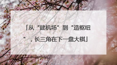 从“建机场”到“造枢纽”，长三角在下一盘大棋