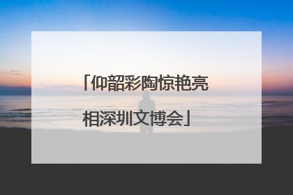 仰韶彩陶惊艳亮相深圳文博会