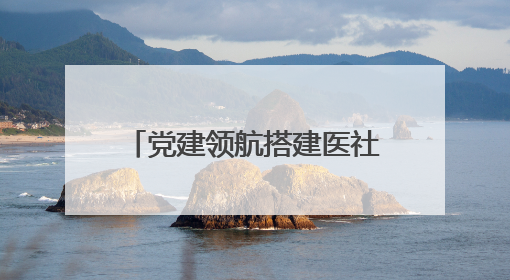 党建领航搭建医社共建平台，“红心”托起健康大民生