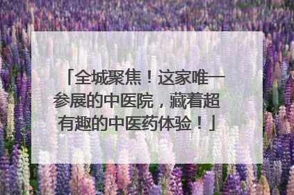 全城聚焦！这家唯一参展的中医院，藏着超有趣的中医药体验！