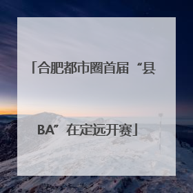 合肥都市圈首届“县BA”在定远开赛