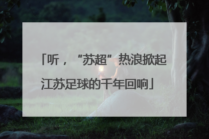 听，“苏超”热浪掀起江苏足球的千年回响