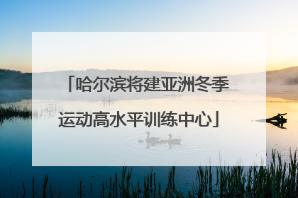 哈尔滨将建亚洲冬季运动高水平训练中心