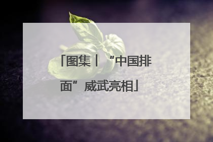 图集︱“中国排面”威武亮相