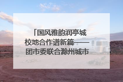 国风雅韵润亭城 校地合作谱新篇——团市委联合滁州城市职业学院助力传统文化“破圈”绽放