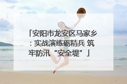 安阳市龙安区马家乡：实战演练砺精兵 筑牢防汛“安全堤”