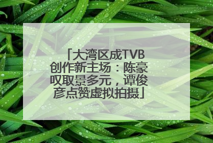 大湾区成TVB创作新主场：陈豪叹取景多元，谭俊彦点赞虚拟拍摄