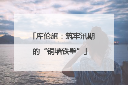 库伦旗：筑牢汛期的“铜墙铁壁”