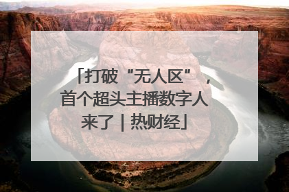 打破“无人区”，首个超头主播数字人来了｜热财经