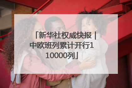 新华社权威快报｜中欧班列累计开行110000列