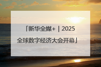 新华全媒+｜2025全球数字经济大会开幕