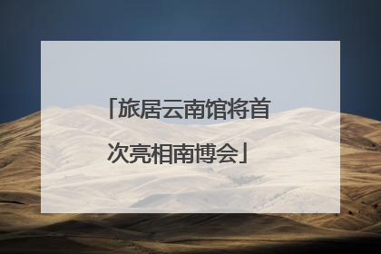 旅居云南馆将首次亮相南博会