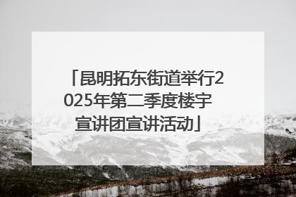 昆明拓东街道举行2025年第二季度楼宇宣讲团宣讲活动