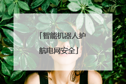 智能机器人护航电网安全