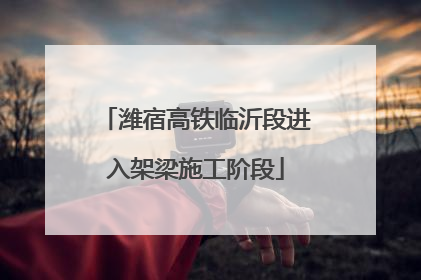 潍宿高铁临沂段进入架梁施工阶段