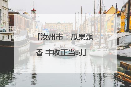 汝州市：瓜果飘香 丰收正当时