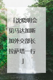 沈晓明会见马达加斯加外交部长拉萨塔一行