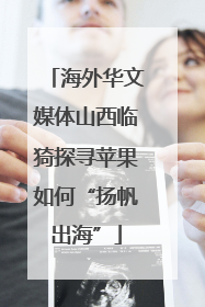 海外华文媒体山西临猗探寻苹果如何“扬帆出海”