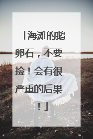 海滩的鹅卵石，不要捡！会有很严重的后果！