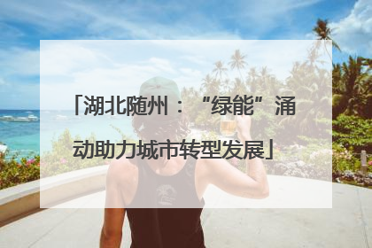 湖北随州：“绿能”涌动助力城市转型发展