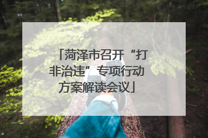 菏泽市召开“打非治违”专项行动方案解读会议