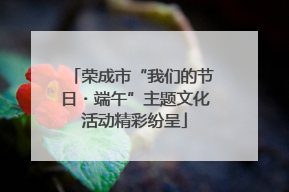 荣成市“我们的节日・端午”主题文化活动精彩纷呈