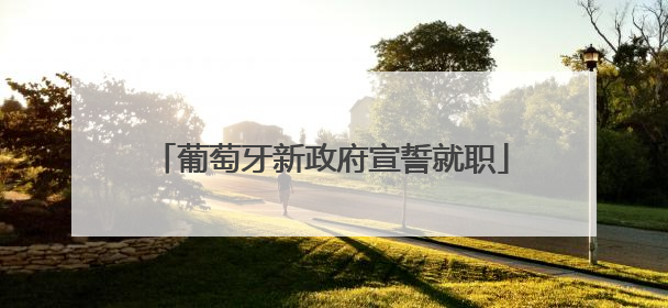 葡萄牙新政府宣誓就职