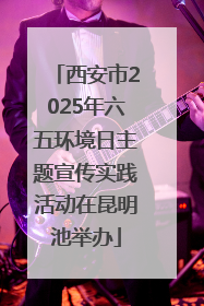 西安市2025年六五环境日主题宣传实践活动在昆明池举办