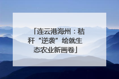 连云港海州：秸秆“逆袭”绘就生态农业新画卷