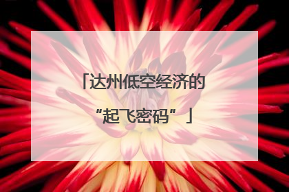 达州低空经济的“起飞密码”