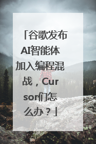 谷歌发布AI智能体加入编程混战，Cursor们怎么办？