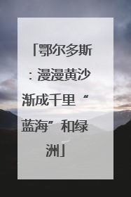 鄂尔多斯：漫漫黄沙渐成千里“蓝海”和绿洲
