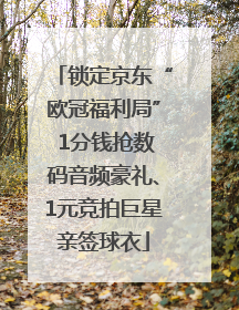 锁定京东“欧冠福利局” 1分钱抢数码音频豪礼、1元竞拍巨星亲签球衣